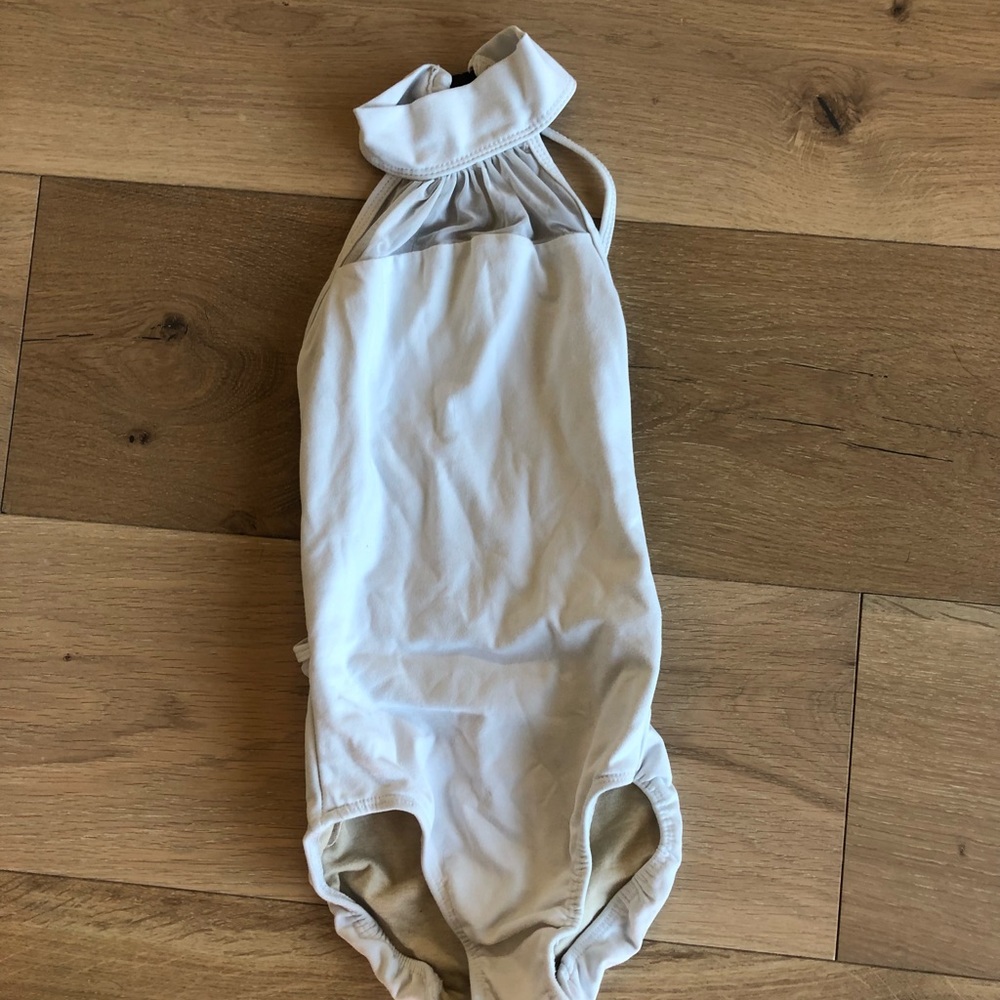 White Vogue Leotard from Five Dance Wear